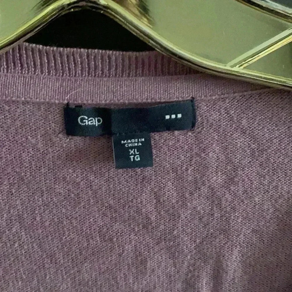 Gap cotton blend violet grandma cardigan sweater cottage core - Picture 2 of 6